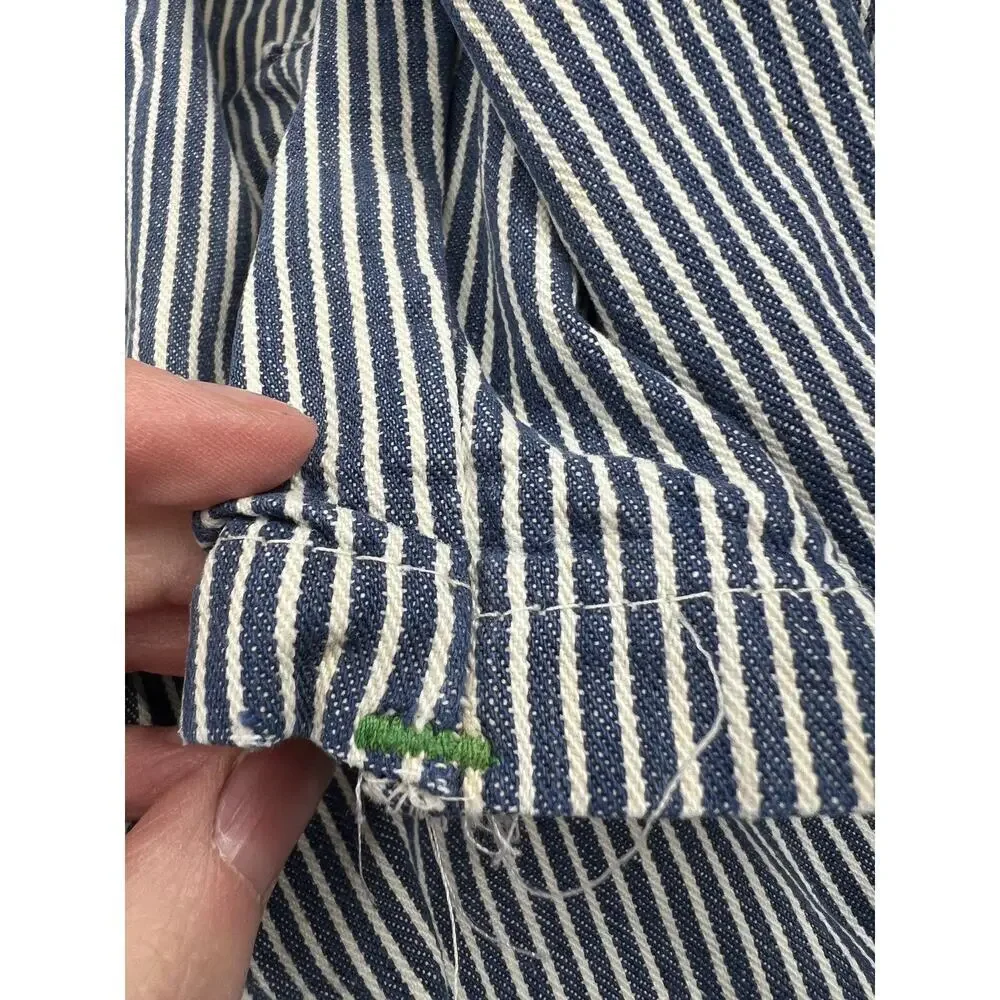Vintage Child OshKosh B'Gosh Striped Sanforized Union Made Coveralls
